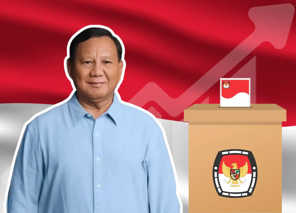 PRABOWO SUBIANTO LEADS IN UNOFFICIAL RESULTS OF INDONESIAN PRESIDENTIAL ELECTION