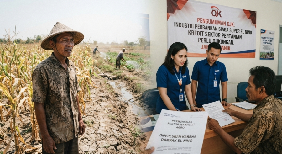 JAVATEKNO MITRA SOLUSI - Ancaman Super El Nino Bayangi Kredit Sektor Pertanian, OJK Minta Industri Siaga