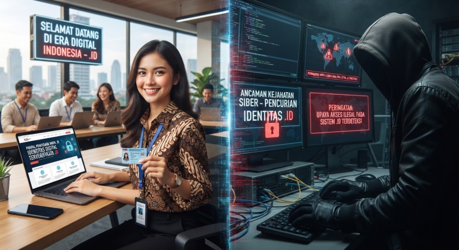 JAVATEKNO MITRA SOLUSI - Lonjakan Identitas Digital Indonesia: Antara Kebanggaan Domain .ID dan Ancaman Kejahatan Siber