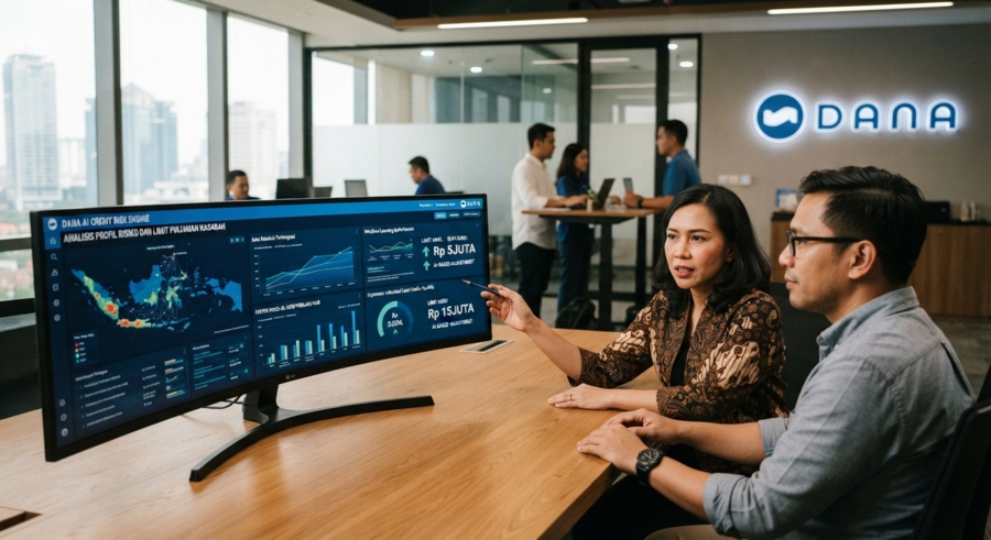 JAVATEKNO - DANA Manfaatkan Teknologi AI untuk Analisis Profil Risiko dan Limit Pinjaman Nasabah