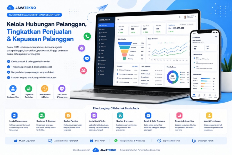 JAVATEKNO - CRM App