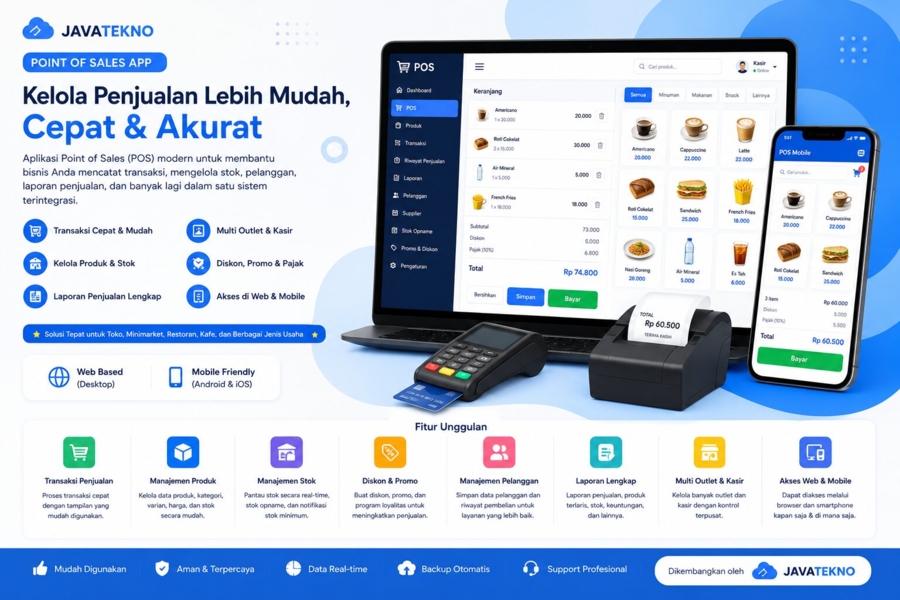 JAVATEKNO - Point Of Sales App