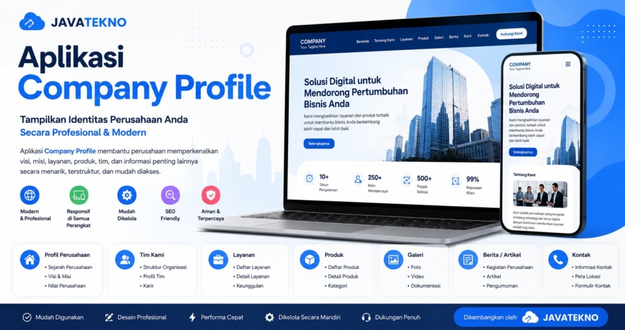 JAVATEKNO - Company Profile Website
